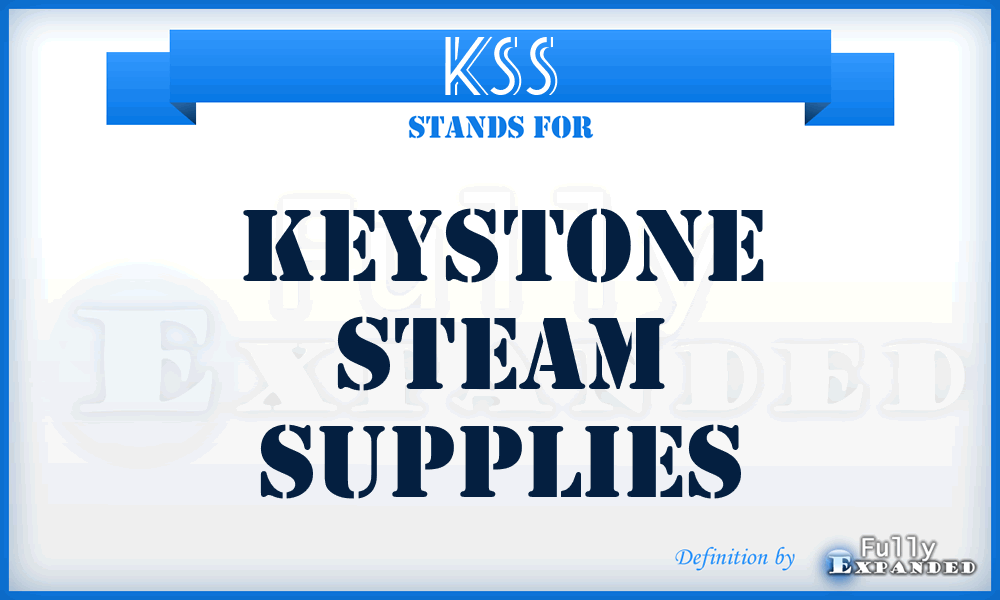 KSS - Keystone Steam Supplies