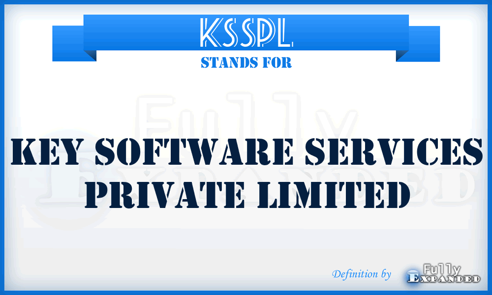 KSSPL - Key Software Services Private Limited