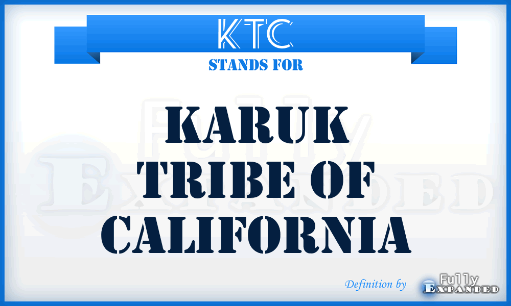 KTC - Karuk Tribe of California