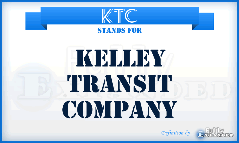 KTC - Kelley Transit Company