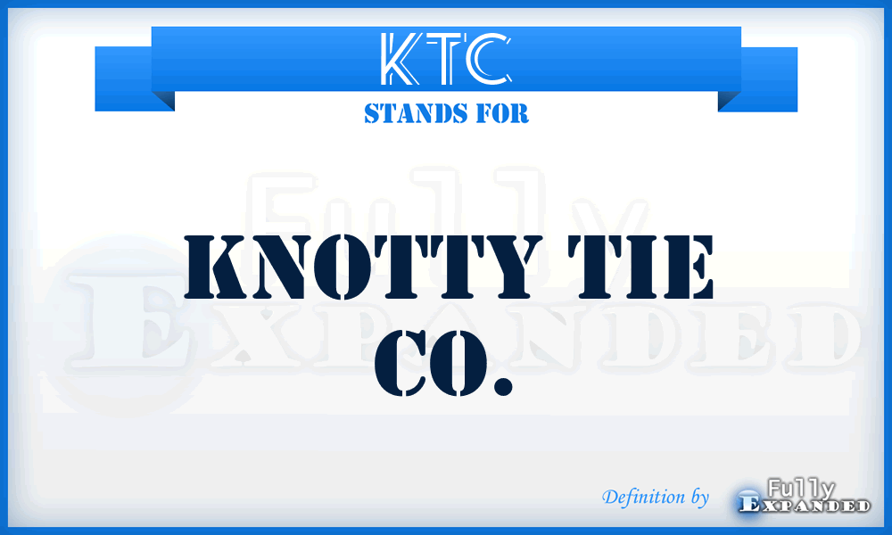 KTC - Knotty Tie Co.