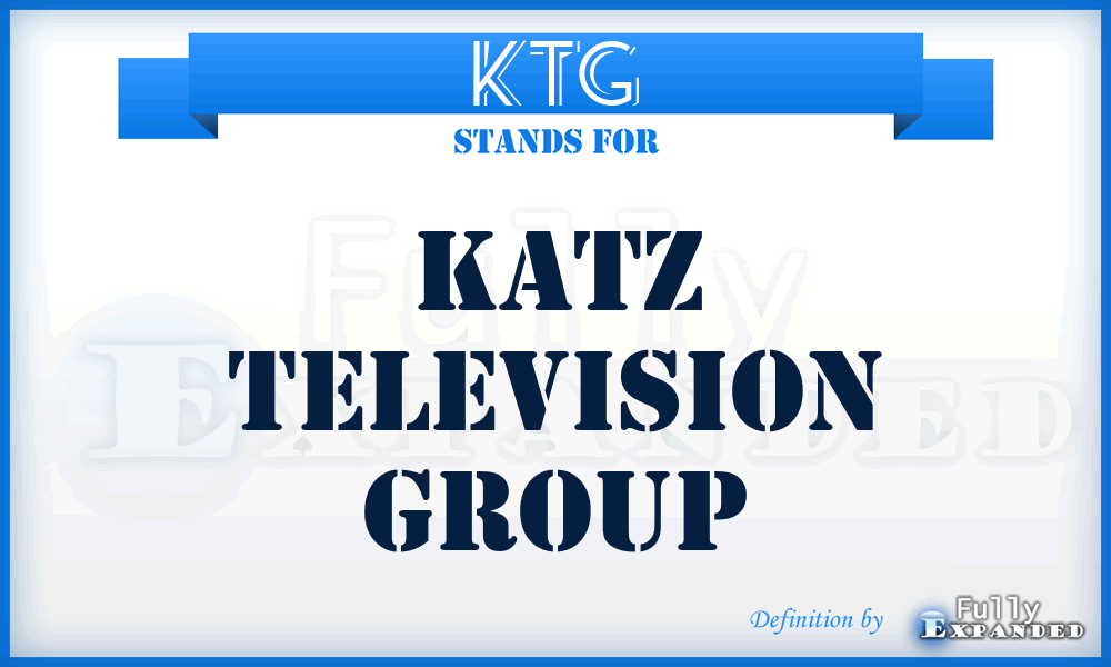 KTG - Katz Television Group