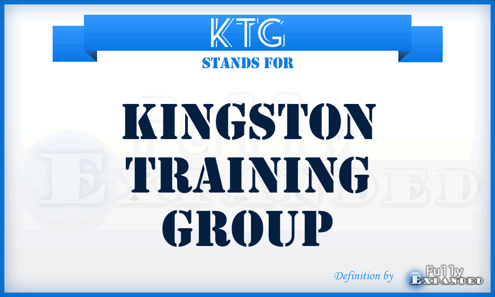 KTG - Kingston Training Group