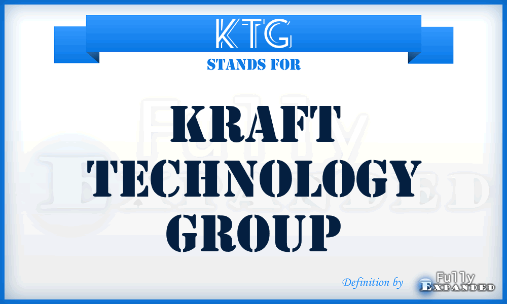 KTG - Kraft Technology Group