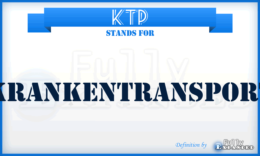 KTP - Krankentransport