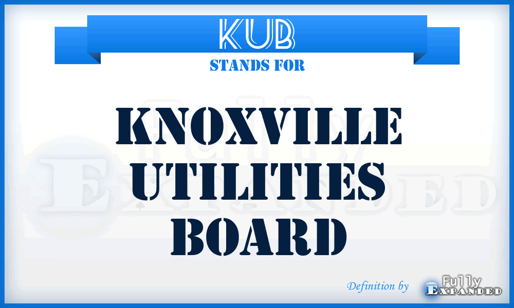 KUB - Knoxville Utilities Board