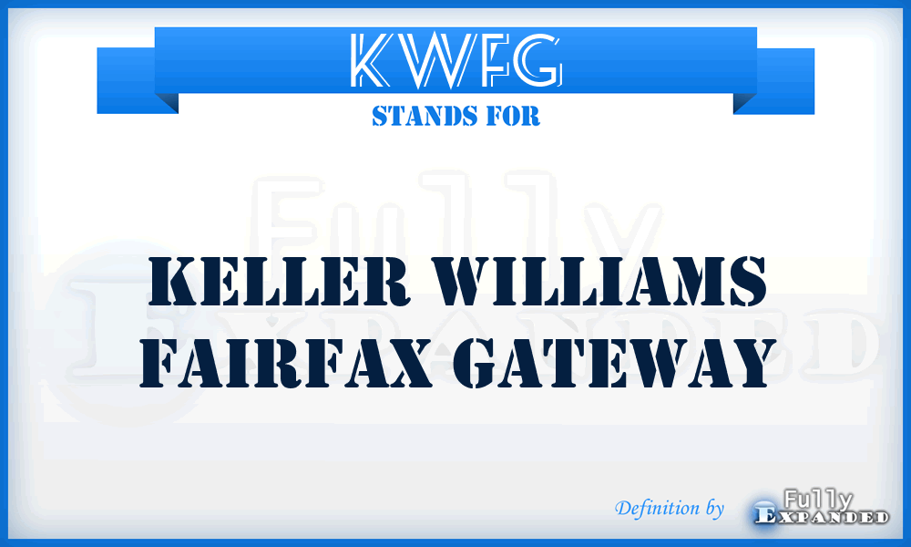 KWFG - Keller Williams Fairfax Gateway