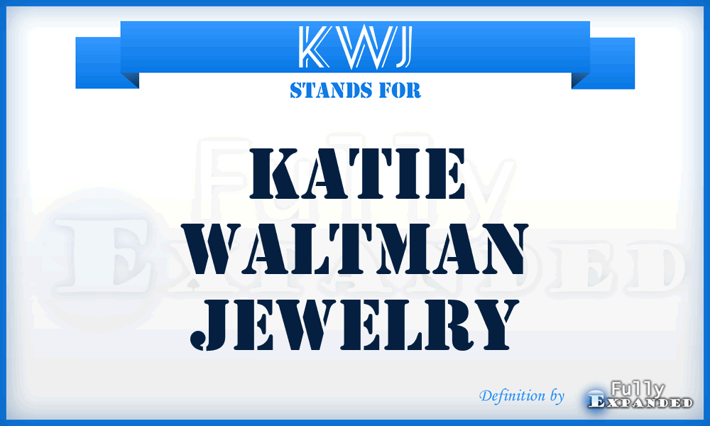 KWJ - Katie Waltman Jewelry