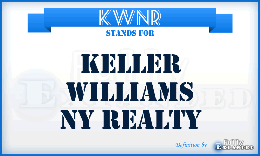 KWNR - Keller Williams Ny Realty