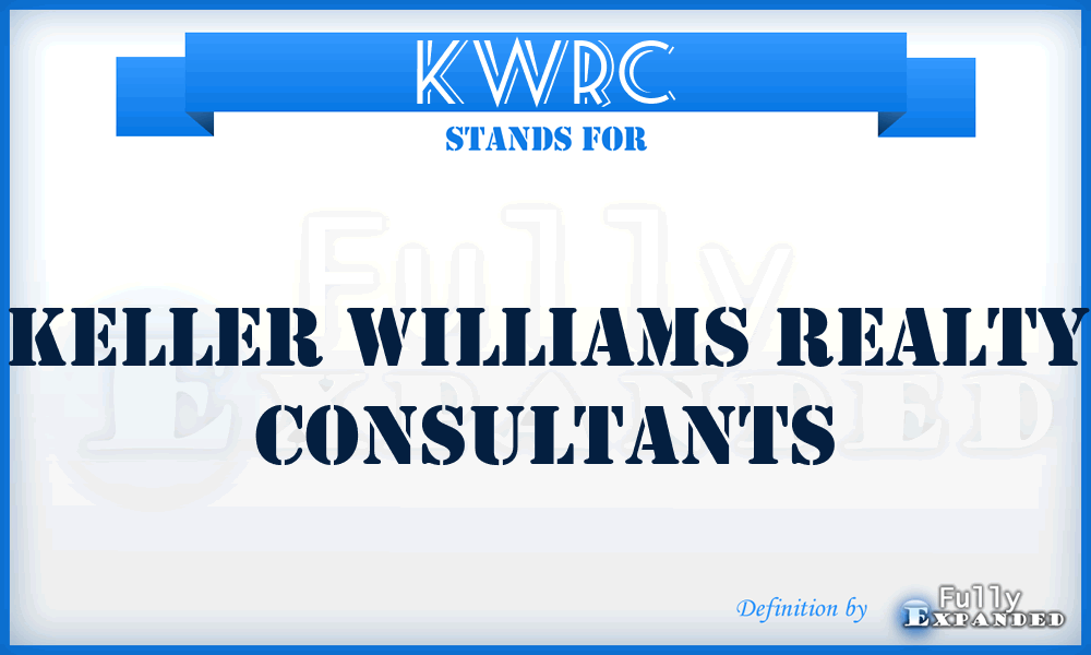 KWRC - Keller Williams Realty Consultants