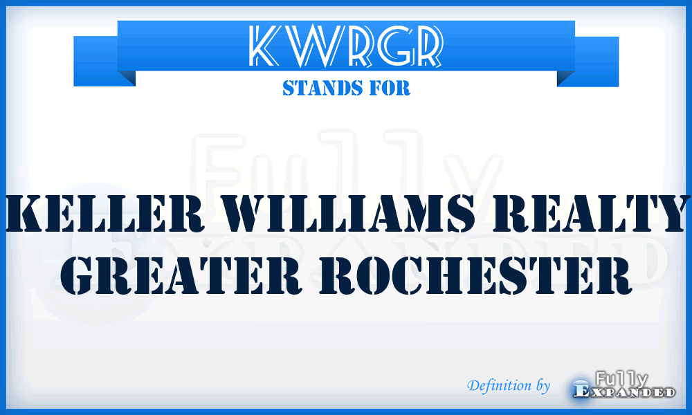 KWRGR - Keller Williams Realty Greater Rochester