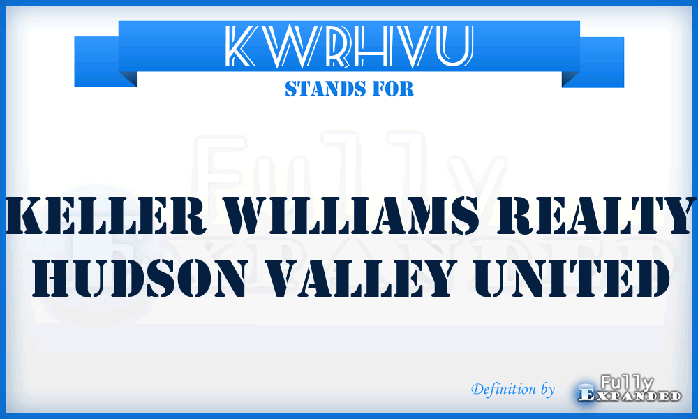 KWRHVU - Keller Williams Realty Hudson Valley United