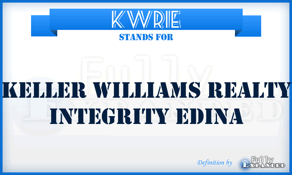 KWRIE - Keller Williams Realty Integrity Edina