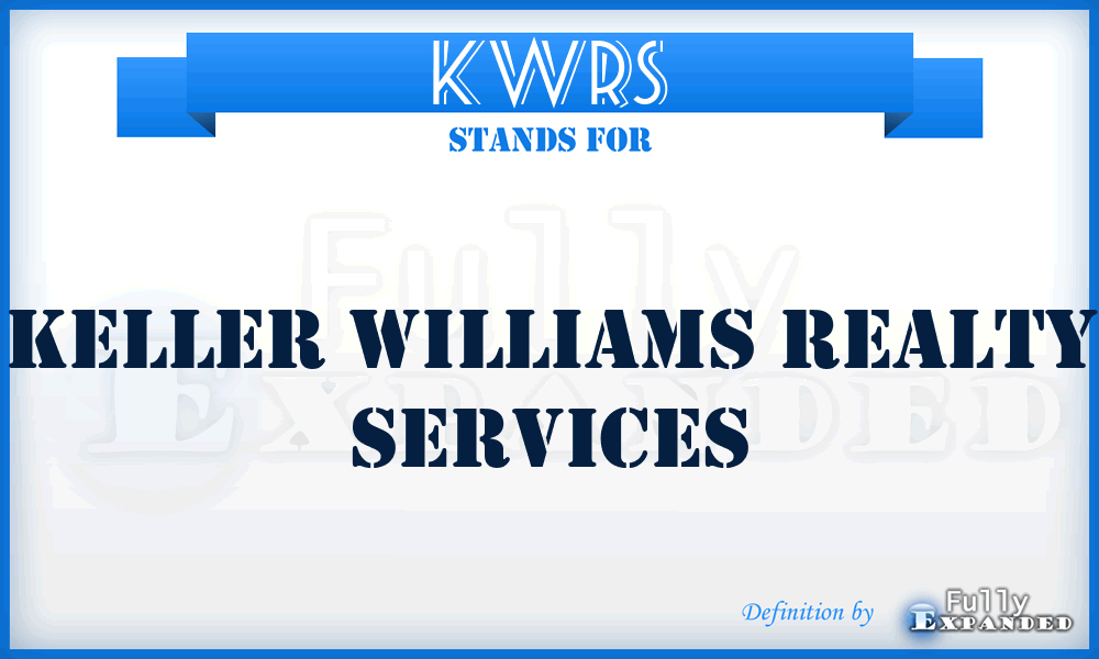 KWRS - Keller Williams Realty Services