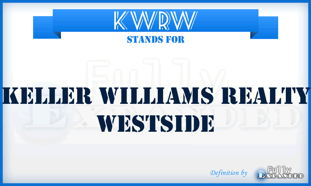 KWRW - Keller Williams Realty Westside