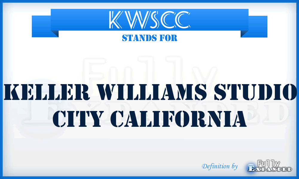 KWSCC - Keller Williams Studio City California