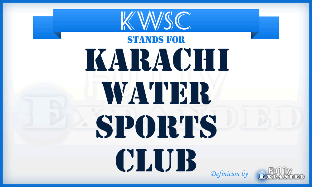 KWSC - Karachi Water Sports Club