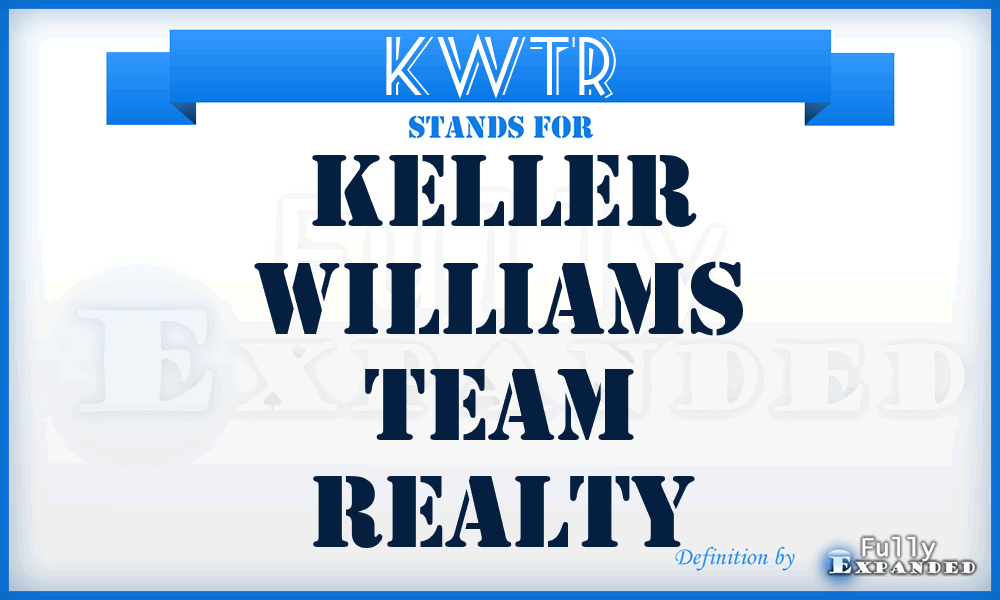 KWTR - Keller Williams Team Realty
