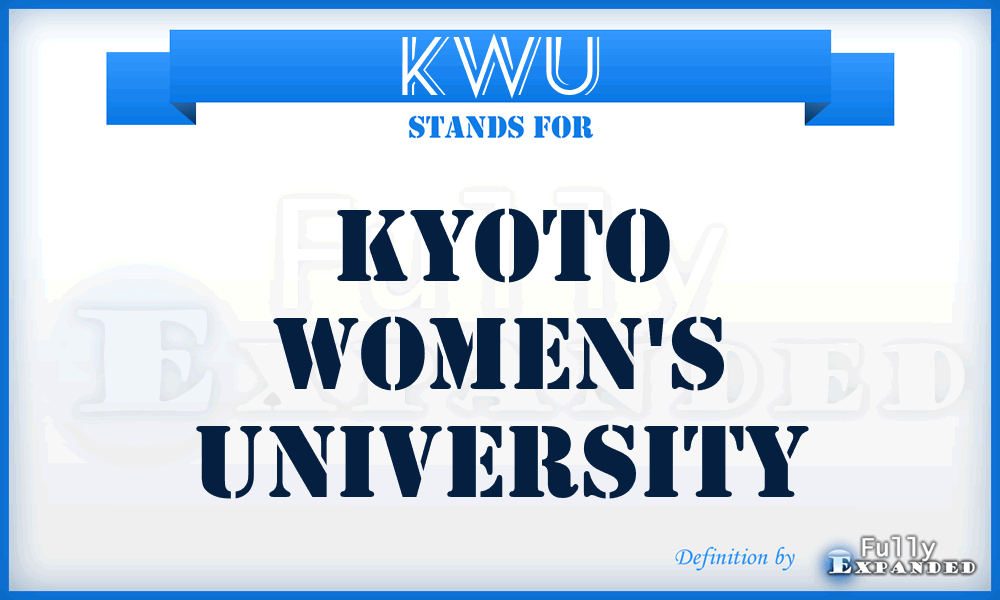 KWU - Kyoto Women's University