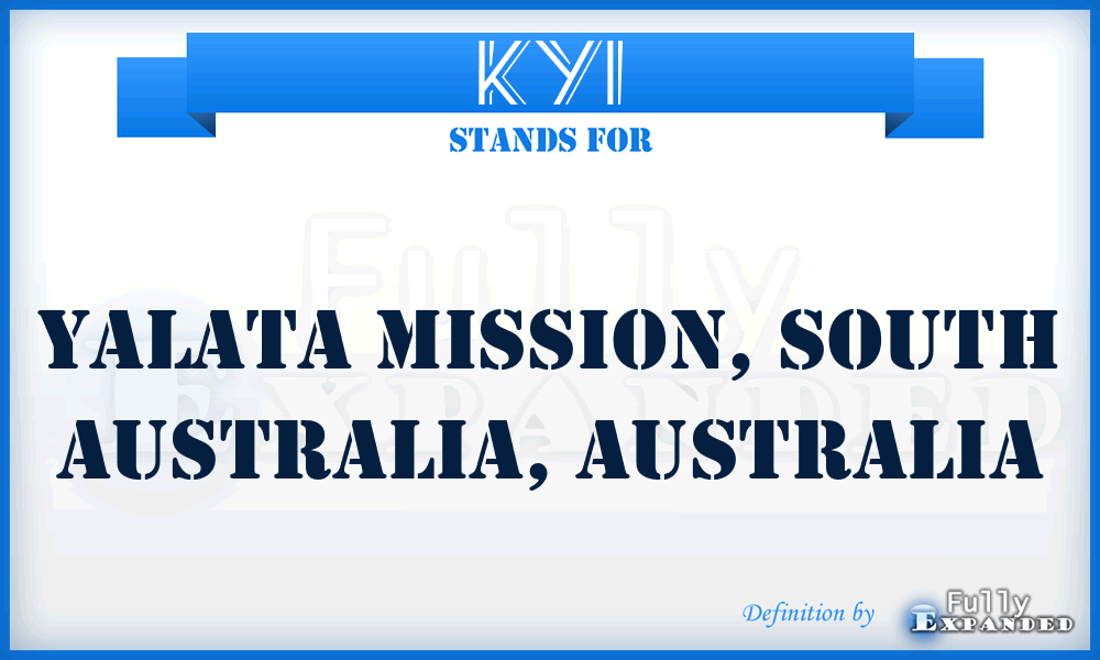 KYI - Yalata Mission, South Australia, Australia