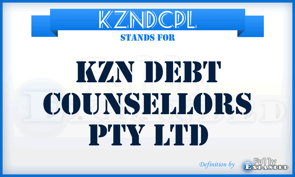 KZNDCPL - KZN Debt Counsellors Pty Ltd