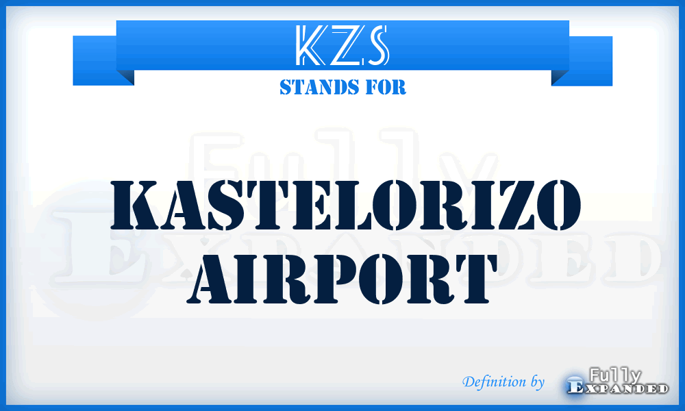 KZS - Kastelorizo airport