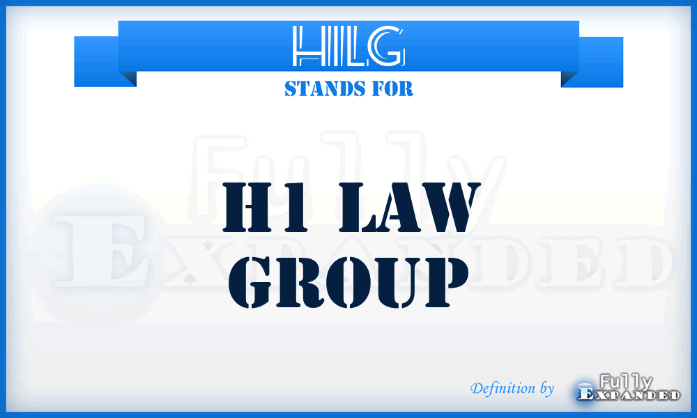 H1LG - H1 Law Group