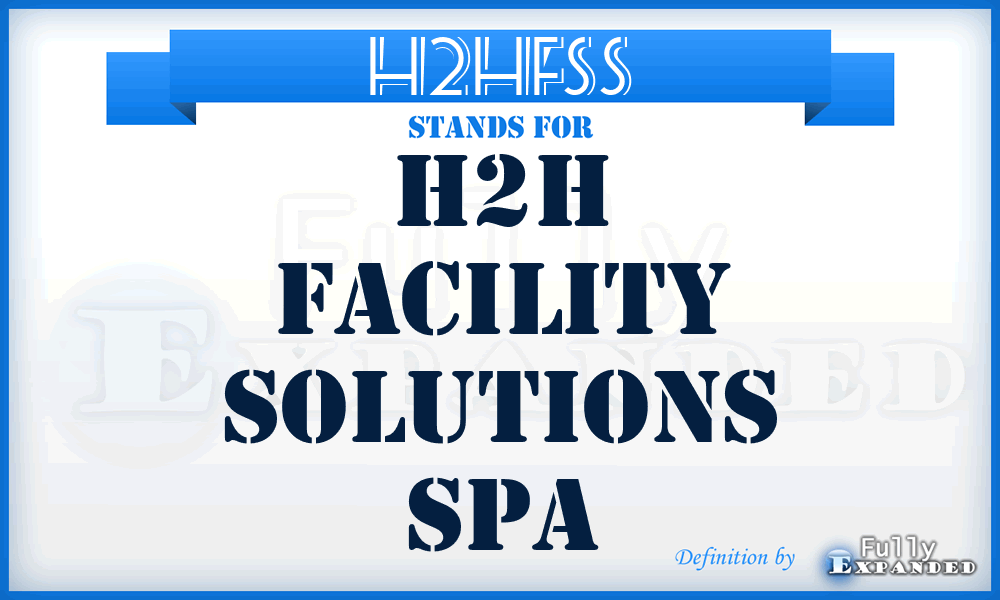 H2HFSS - H2H Facility Solutions Spa