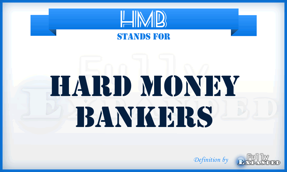 HMB - Hard Money Bankers