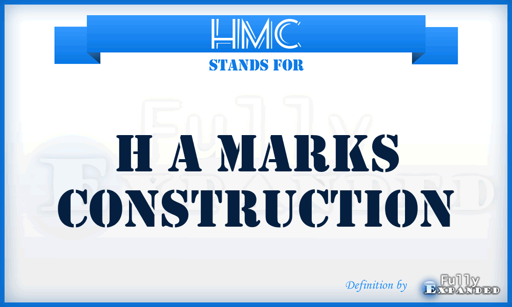 HMC - H a Marks Construction