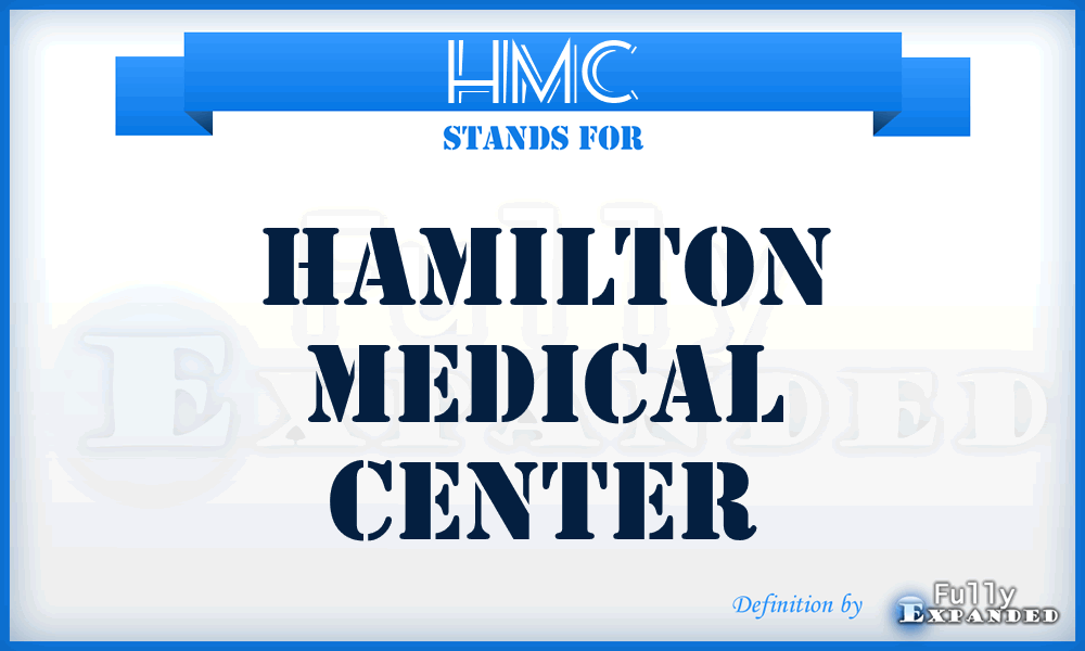 HMC - Hamilton Medical Center