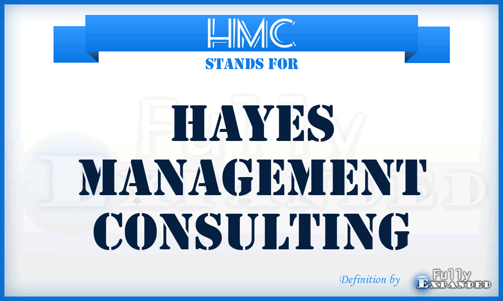 HMC - Hayes Management Consulting