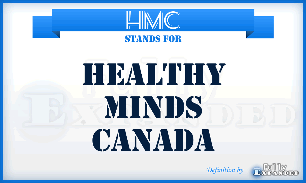 HMC - Healthy Minds Canada