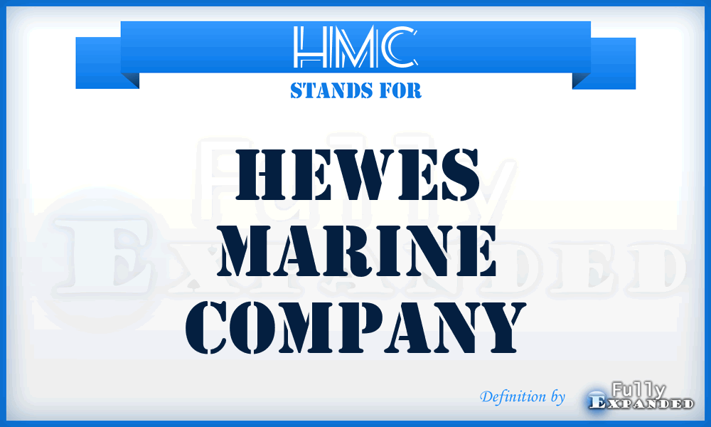 HMC - Hewes Marine Company
