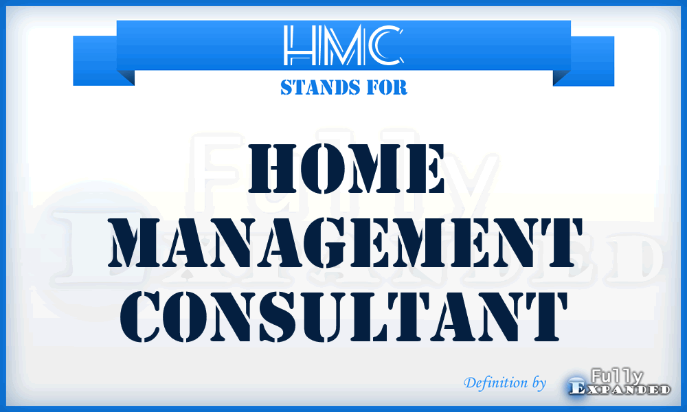 HMC - Home Management Consultant