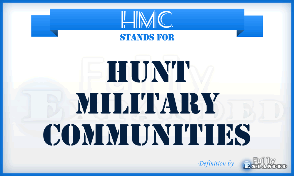 HMC - Hunt Military Communities