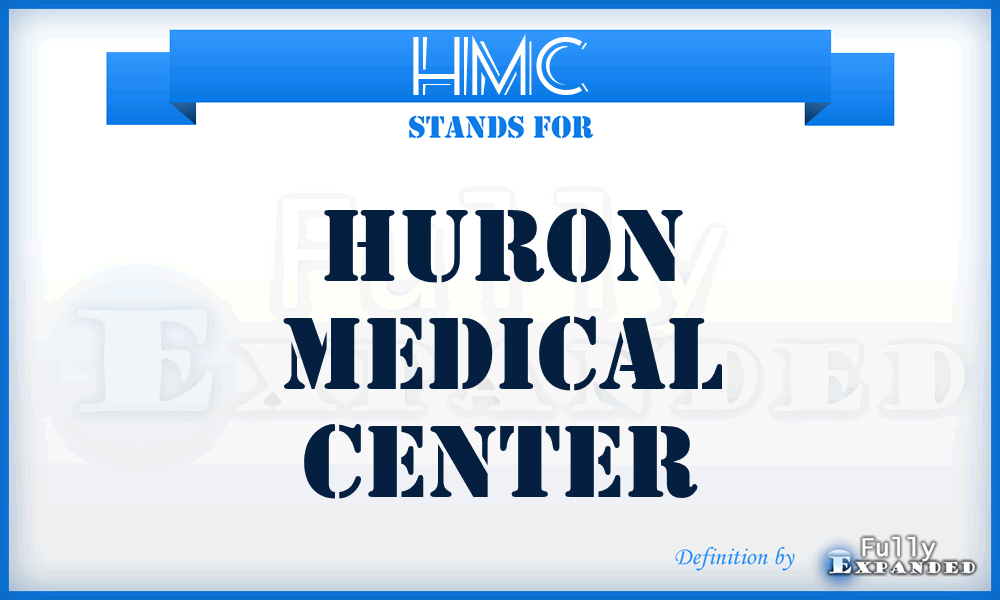 HMC - Huron Medical Center