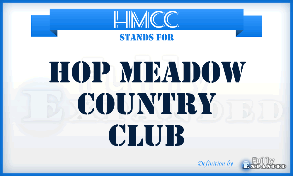 HMCC - Hop Meadow Country Club