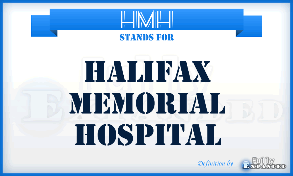 HMH - Halifax Memorial Hospital