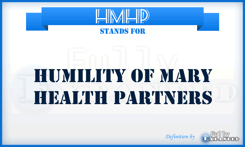 HMHP - Humility of Mary Health Partners