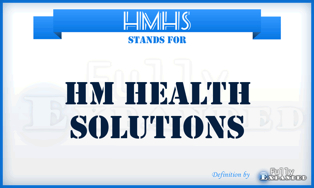 HMHS - HM Health Solutions