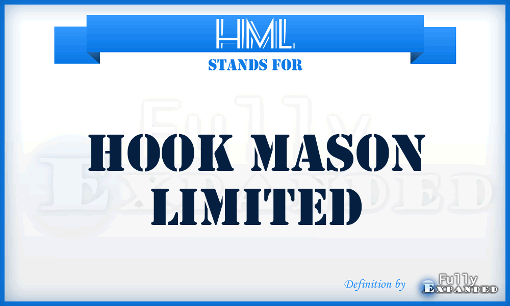 HML - Hook Mason Limited