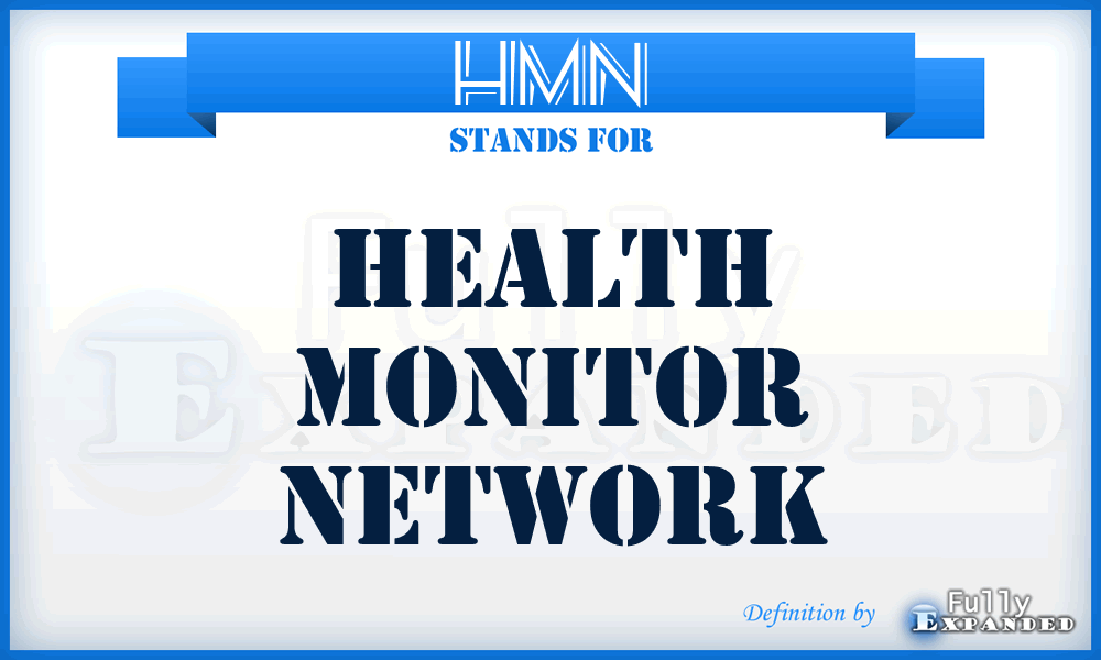 HMN - Health Monitor Network