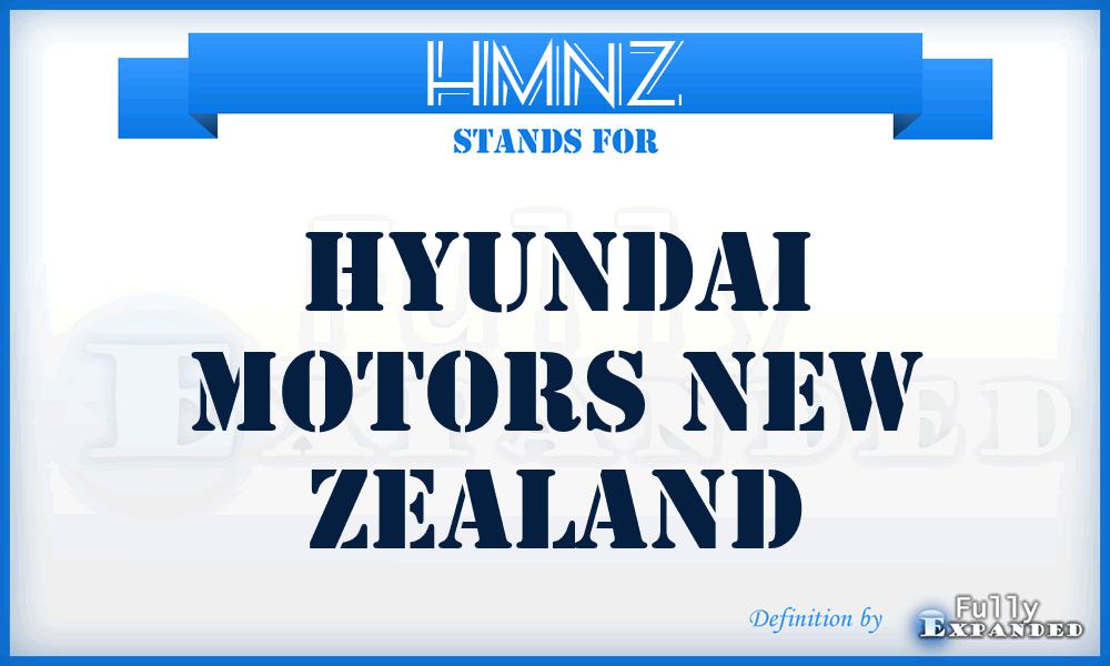 HMNZ - Hyundai Motors New Zealand