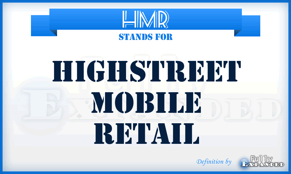 HMR - Highstreet Mobile Retail