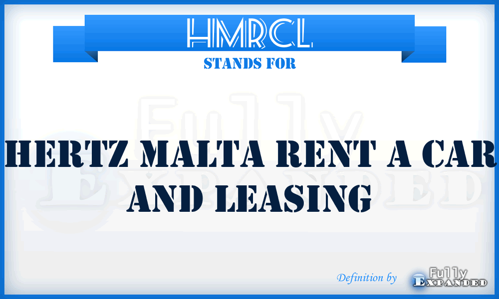 HMRCL - Hertz Malta Rent a Car and Leasing