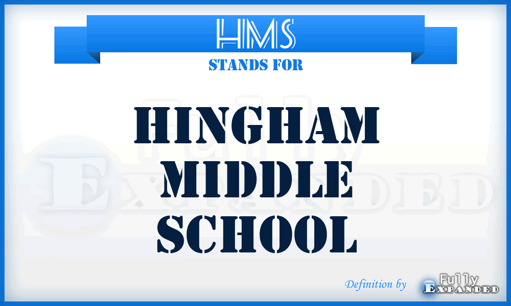 HMS - Hingham Middle School