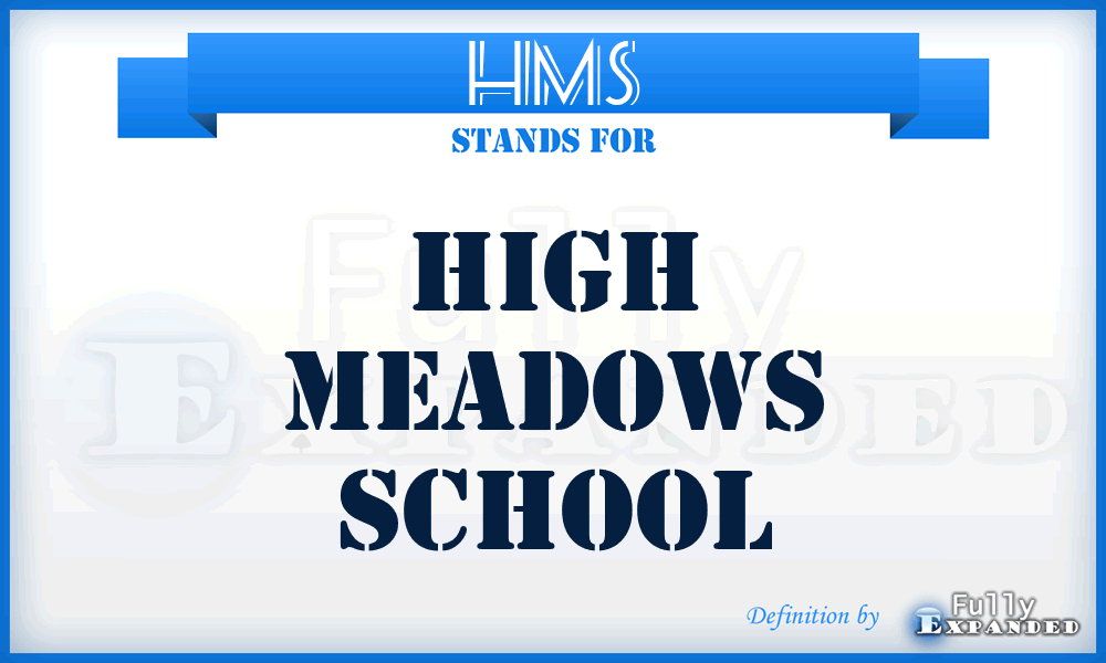 HMS - High Meadows School