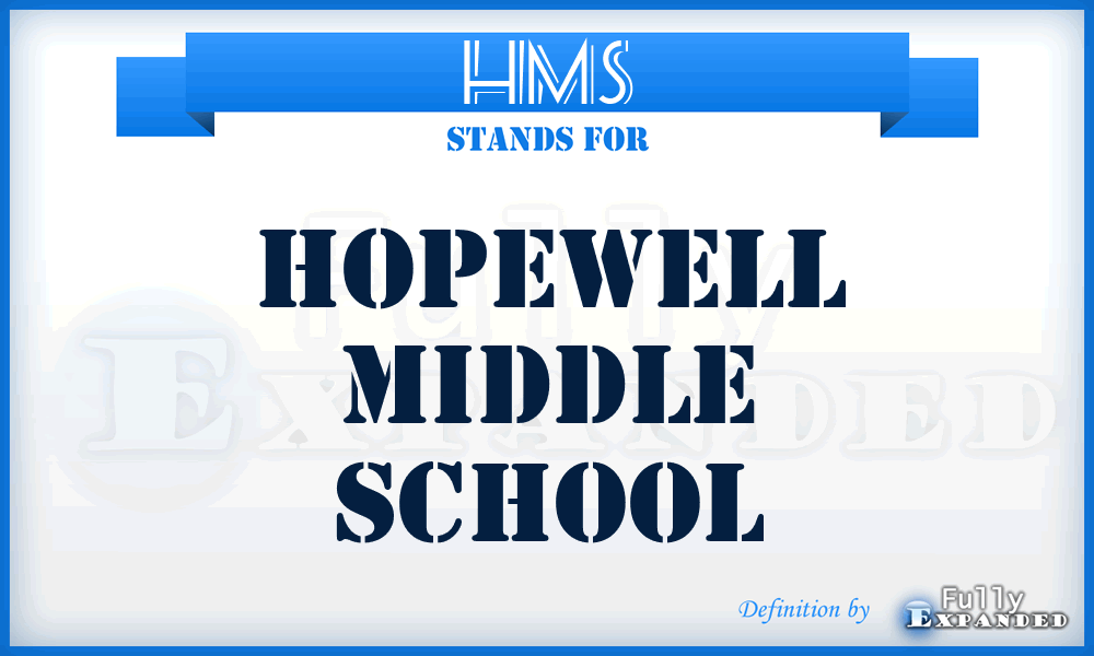 HMS - Hopewell Middle School