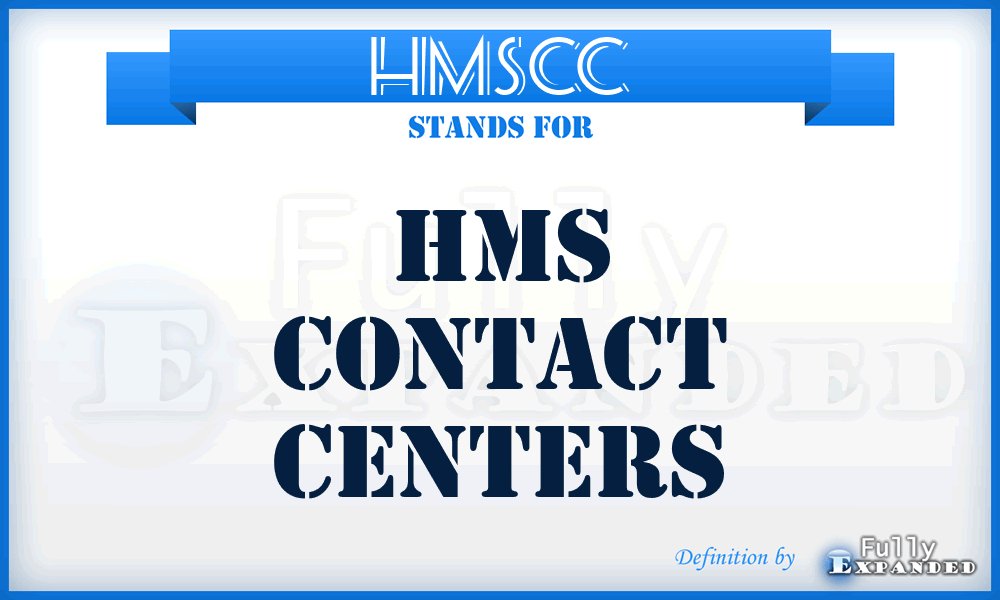 HMSCC - HMS Contact Centers